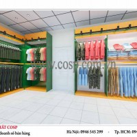 Thiết kế shop thời trang quân nhân công ty X20 dự án1 - Thái Nguyên